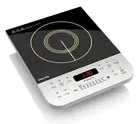 Philips 2100 Watt Induction Cooktop, Soft Touch Button with Crystal Glass (Black