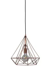 [Oriel Lighting] Lenox.38 Antique Copper Wire Pendant