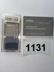 AVEDA Petal Essence Eye Shadow #998 AZURE RAIN Trio Blue Silver White