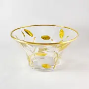 Venetian Glass 24kt Gold Tree of Life Dish - Handmade in Italy Murano Glass Bowl