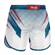 8 Weapons Fight Shorts Shift White-Navy-Red