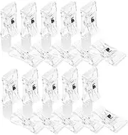 ROMISBABA 10Pcs Double Sided Clip Sign Holder Merchandise Display Clips for Retail Supermarkets Exhibitions Message Clips for Tags Photos Notes