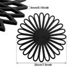 6Pcs Silicone Trivet Mat Nonslip Hot Pot Holder Heat Resistant Hot Pads .t .b