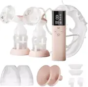 GoNeno Double Electric Breast Pumps, RH-338, Painless Breastfeeding Milk Pump...