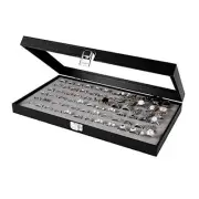 Ring Organizer - Versatile Ring Display Case and Ring Case - Suede-Grey