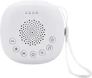 Portable White Noise Machine, Compact Soothing Sleep Tool, 3.94x3.94x1.61 inches USB Rechargeable Sleeping Noise, Aid Soother for Bedroom, Nursery, Travel, Meditation