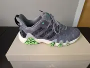 NEW IN BOX MEN'S ADIDAS CODECHAOS 22 SHOES, COLOR: GRAY/WHITE/GREEN, SIZE: 11.5