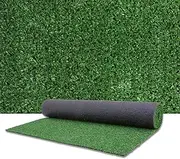 Artificial Grass Turf Lawn-5 Feet x 8 Feet, 0.4" Indoor Outdoor Rug Synthetic Grass Mat Fake Grass