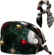 [YTYVAGT] Scrub Caps Women,Scrub Hats Suitable for Women,Christmas Puppy Dog