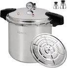 23 Liter Pressure Cooker,Pressure Canner With Pressure Gauge Pressure Relief is