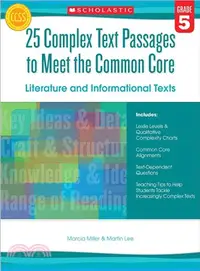 在飛比找三民網路書店優惠-25 Complex Text Passages to Me