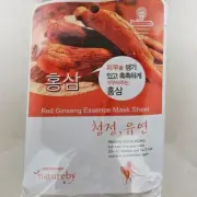 Natureby Essence Mask Sheet Red Ginseng 23g 10pcs exp 11-2027
