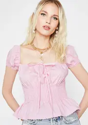 Candy Venice Bliss Peplum Top