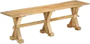 Bench 160x35x45 cm Solid Wood Mango Storage Furniture
