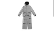 Adidas Ivy Park SILVER Reflective Suit Snow Outdoor Suit+Vest 2XS BRAND NEW