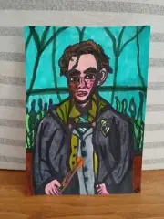 Drawing Sebastian Sallow Harry Potter Hogwarts Legacy Wizard Wand Video Game Art