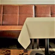 Riegel Premier Restaurant Quality Tablecloth ~ Beige ~ 42" x 42" Square NEW