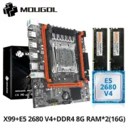 X99 RS9 Motherboard LGA 2011-3 E5 2680 V4 32G DDR4 2133MHz ECC RAM M.2 NVME