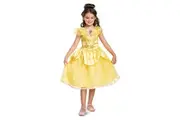 Beauty And The Beast Girls Belle Costume Dress (Yellow) - UTSM735