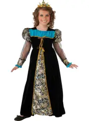 Camelot Princess Girls Renaissance Fancy Dress Costume