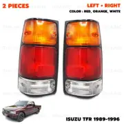 For Isuzu TFR TF Vauxhall 1989 - 96 Black Pair Tail Lights Rear Lamps Bulb