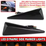 2x Dynamic LED Side Indicator Turn Signal Light Lamp For Renault Avantime Megane