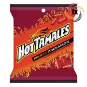 1x Bag Hot Tamales Fierce Cinnamon Flavored Bite Size Chewy Candies | 5oz