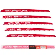 12-Inch Wood Pruning Reciprocating Saw Blades, 5TPI Saw Blades for Tree Trimming