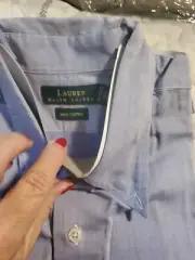 MENS LAUREN 100% COTTON DRESS SHIRT SIZEC16 1/2