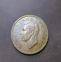 在飛比找Yahoo奇摩拍賣-7-11運費0元優惠優惠-【二手】 新西蘭1952年喬治六世1便士銅幣 外國錢幣硬幣收