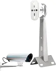 Security Camera Bracket - 304 Stainless Steel Security Camera Pole Mount | Wall-Mounted Metal Solid Robust Base | Monitoring Bracket Rod Camera for Security SURVvEILLANCE Camera System