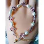 天然淡水珍珠 手鍊 禮物 PEARL BEADED BRACELET NECKLACE