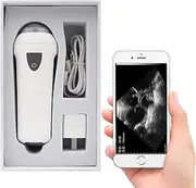 Veterinary Ultrasound Scanner,Wireless Portable Ultrasound Scanner, with 3.5 Mhz Mechanical Probe,Handheld Pregnancy Tests Machine,for Pigs, Sheep and Goats(White)