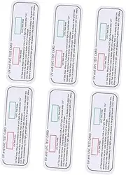 Baluue Uv Set 6 Pieces Uvc-uva Test Strips Uv Light Testing Cards Sunlight Intensity Measurer for Reptile Enclosure