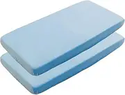Sasma Home - 2 x Junior Bed - Toddler Bed Fitted Sheets - 100% Cotton Fitted Sheets - 160 x 70 cm.