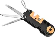 6-in-1 Pocket Sharpener - Portable Sharpening Tool Cut Sharpener | Outdoor Supplies Cut-Resistant Survival Tool for Fishing & Hiking