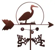 SWEN Products HERON BIRD Steel Weathervane