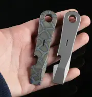 New EDC Titanium Alloy Outdoor Multi Tools Pry Bar Crowbar Opener Cutter Tool