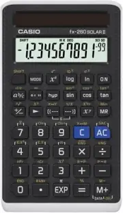 Casio 1-Line Scientific Calculator, Black fx-260SOLARII