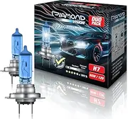 2 x H7 Car Light Bulb H7 12 V 55 W 8500 K Xenon Look Cool White Halogen Car Bulbs Twice as Durable Duobox E-Mark PX26D
