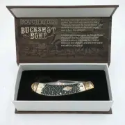 Rough Ryder RR2322 Buckshot Bone Lockback Knife – Collectible Western-Inspired