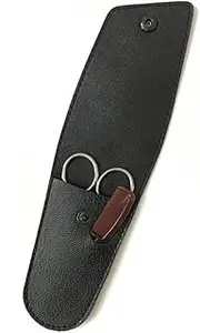 Gogogmee 1 Set Stainless Steel Eyebrow Trimmer Beard Scissors Kit Durable Trimming Scissors with Comb Grooming Accessory for Men for Home and Barber Use