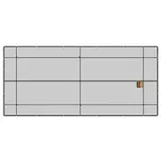 SAFEGUARD 4600 x 2000mm 250kg Rated Containment Cargo Net XXL SXXCN-200