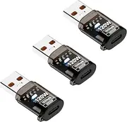 Pack of 3 USB to USB-C Adapter 10 Gbps OTG Charging Adapter for Type A Computer/Laptops/U-Disk/Hard Drive