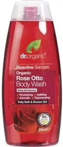 Dr Organic Body Wash Rose Otto 250ml