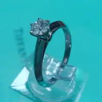 在飛比找蝦皮購物優惠-Tiffany & Co. 經典六爪鑽戒 0.39CT