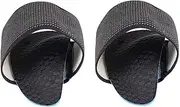 NC 2 Pieces Arch Support Brace Adjustable Soft Black Breathable Support Sleeves for under Socks Achy Feet Problems Men Women Flat Foot Relieving The Pain