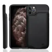For iPhone 11 Pro Max Extended Battery Charger Case Power Bank Charging Soft