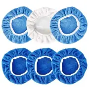6 Pack 9-10 Inch Car Polisher Pad Microfiber Polishing Bonnet Buffing Pad