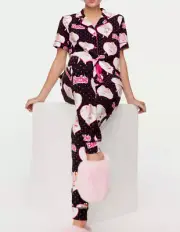 NEW PETER ALEXANDER BARBIE PJ TOP + PANTS SET WOMENS 2+ 20-22 RRP$129